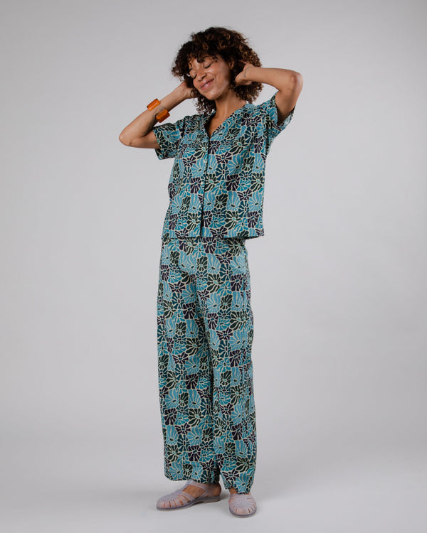 Brava fabrics Blusa Aloha Spring Azul Envío gratis