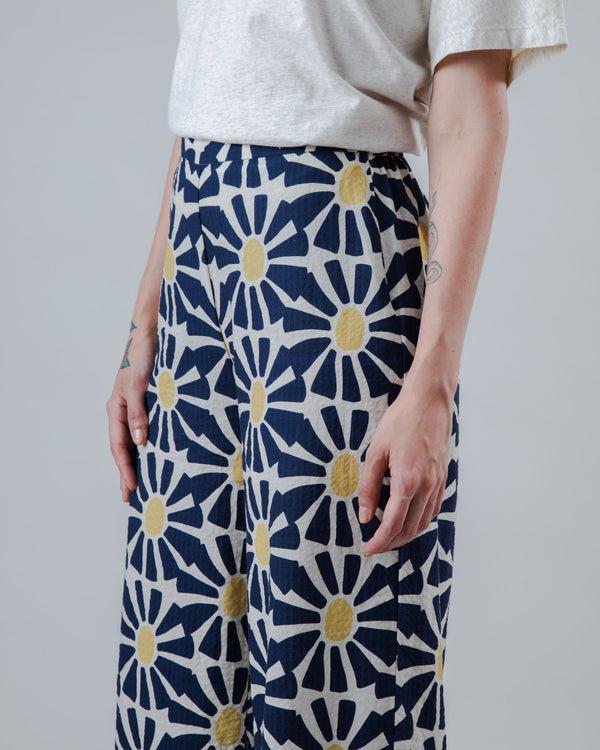 Brava fabrics Pantalón Ancho Marisol Navy Solo hoy