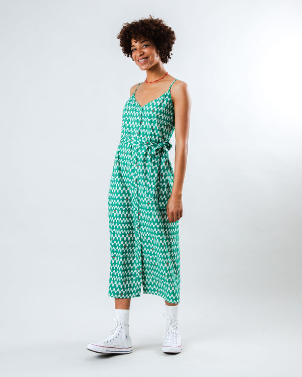 Brava fabrics Sunset Strap Dress Green