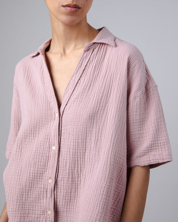 Brava fabrics Blusa Cropped Tiles Rosa Tienda de fábrica