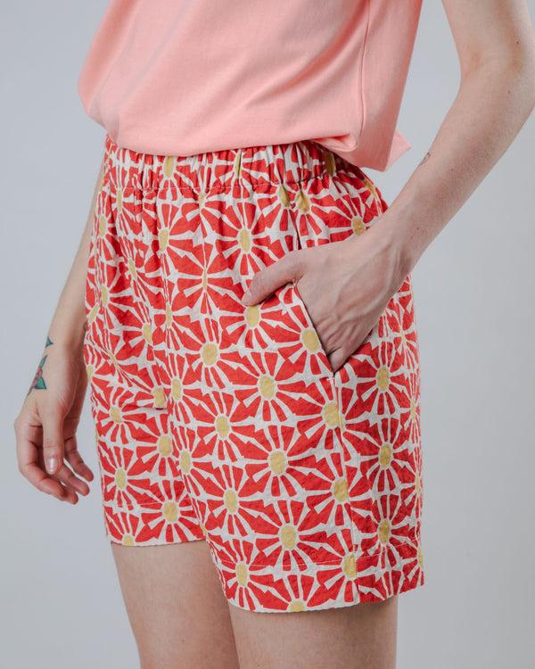 Brava fabrics Pantalón Corto Marisol Red