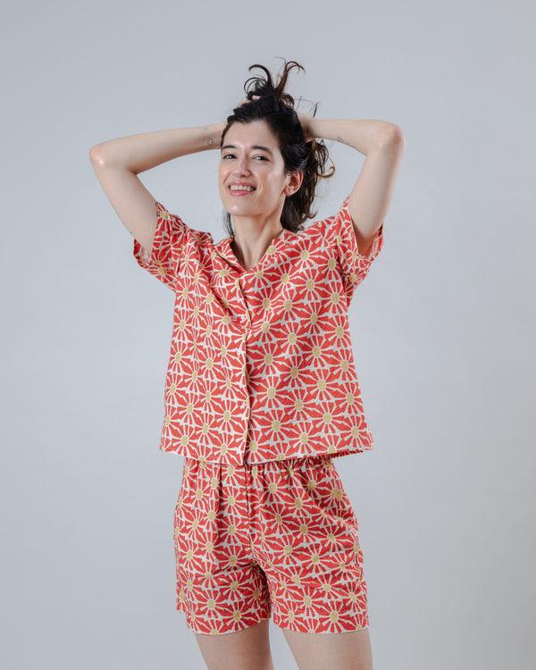 Brava fabrics Pantalón Corto Marisol Red Oferta exclusiva