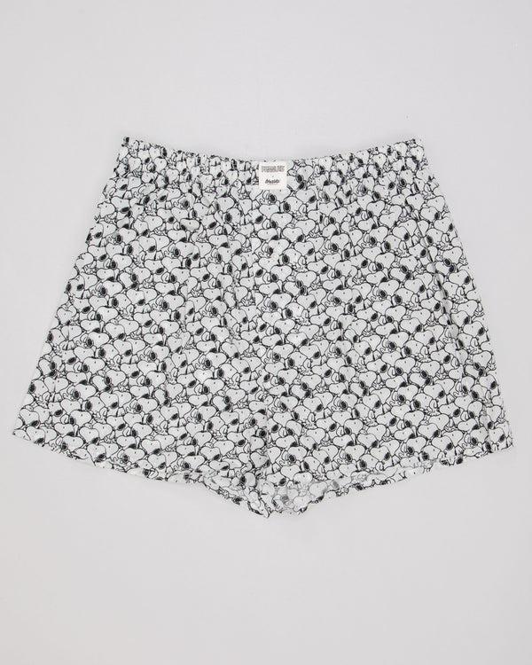 Brava fabrics Calzoncillos Algodón Peanuts B&W Ecru