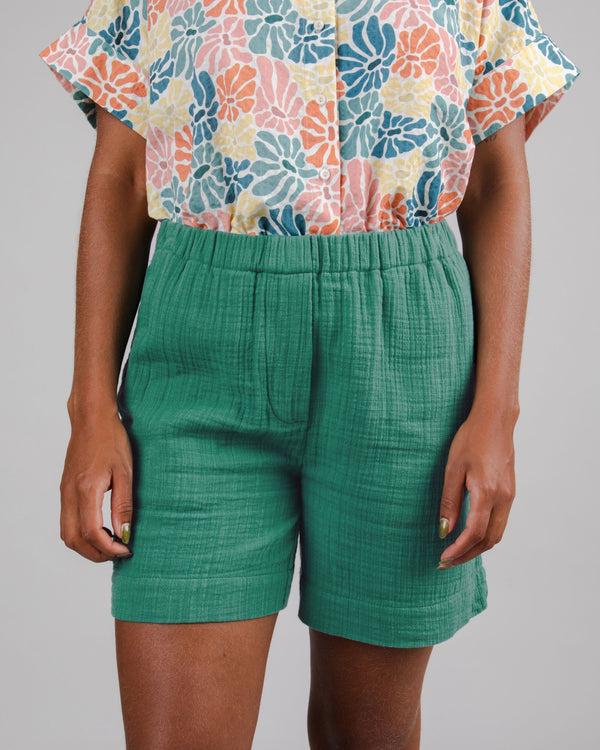 Brava fabrics Pantalón Corto Bubble Verde