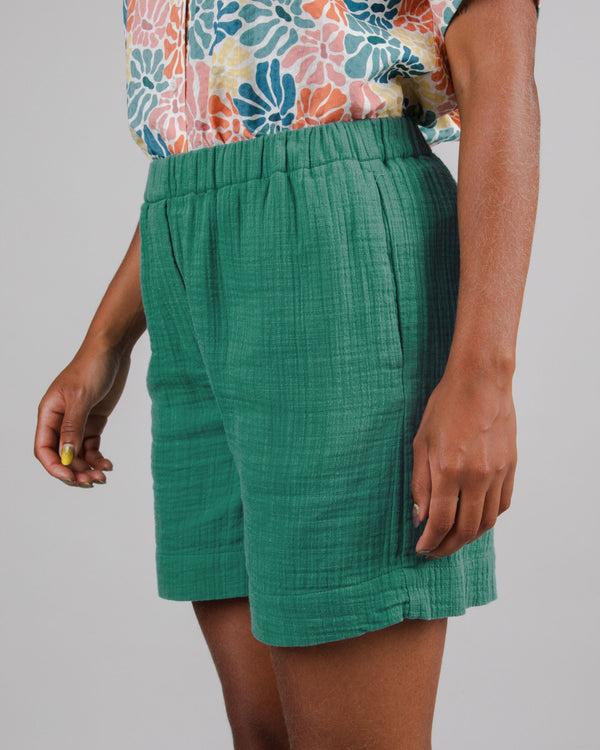 Brava fabrics Pantalón Corto Bubble Verde Promoción por tiempo limitado