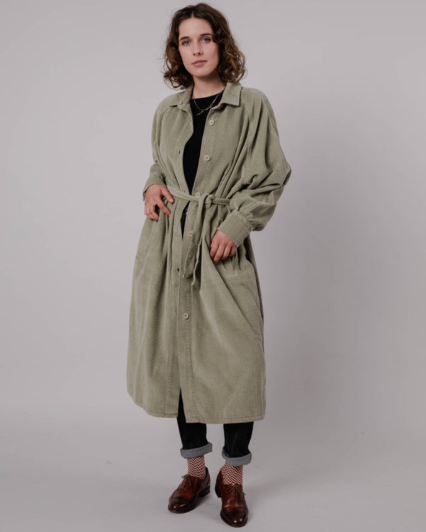 Brava fabrics Chaqueta de Pana Pale Green Oferta especial de fábrica