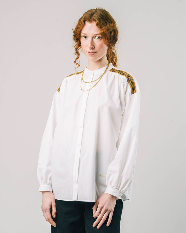 Brava fabrics Blusa Ribbon Off White