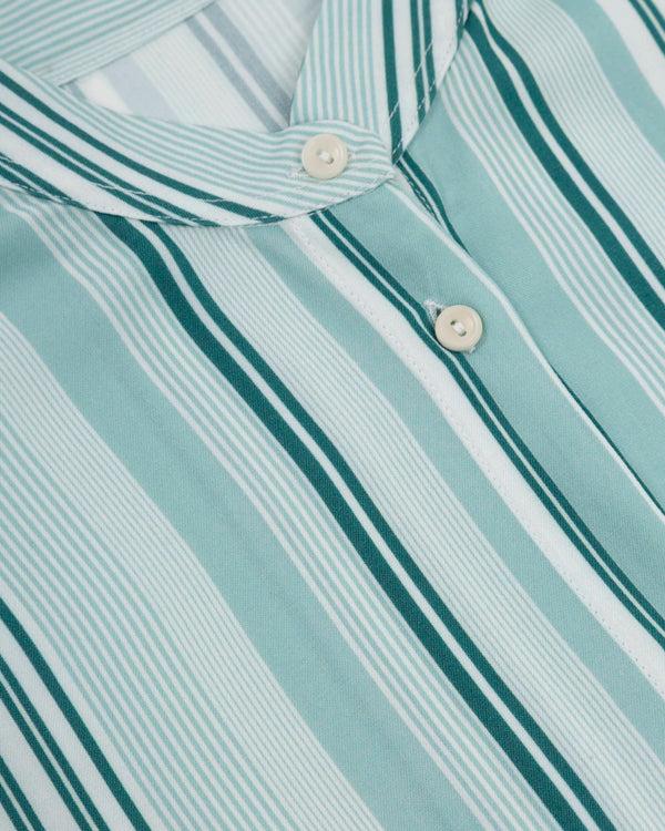 Brava fabrics Vestido Oversized Aqua Promenade Descuentos del mes