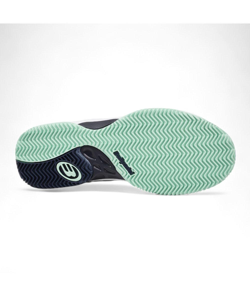 Bullpadel ZAPATILLA BULLPADEL INDIGA W 25V BLANCO Y TURQUESA Limitado a 3 días