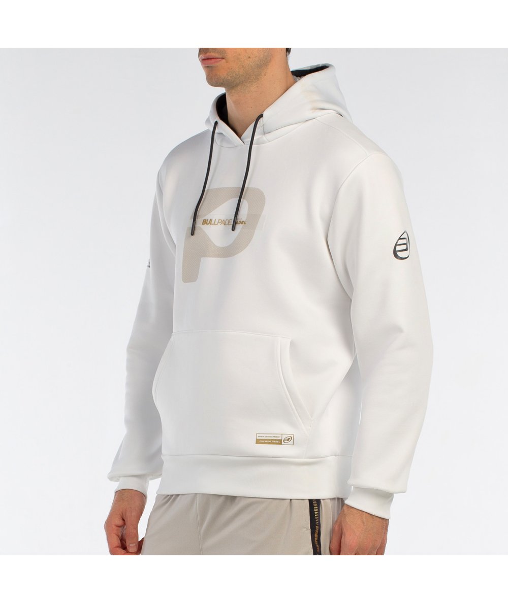 Bullpadel SUDADERA BULLPADEL BROTA BLANCO Descuentos del mes