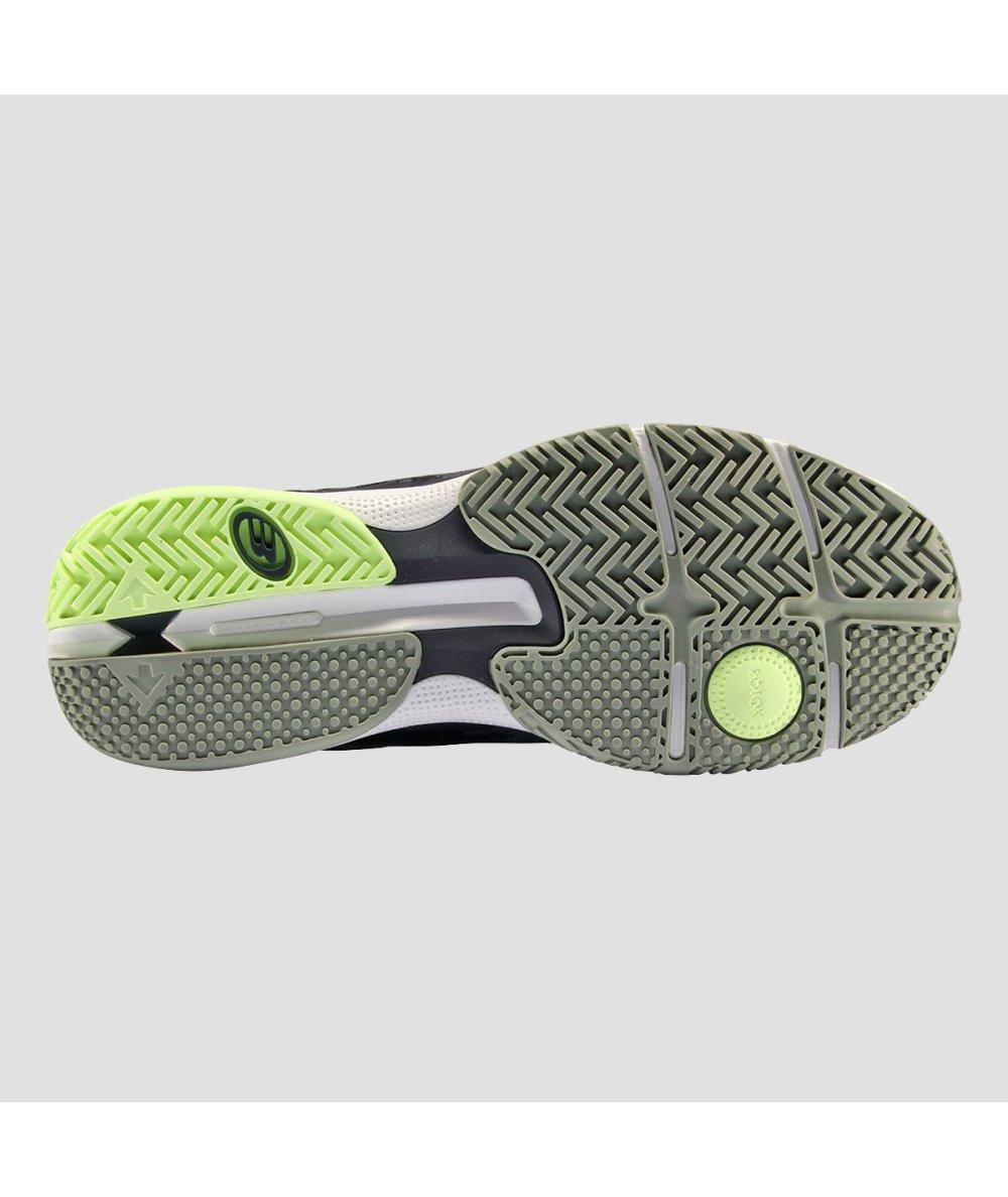 Bullpadel ZAPATILLA BULLPADEL FLOW 24V NEGRO/EUCALIPTO Tienda