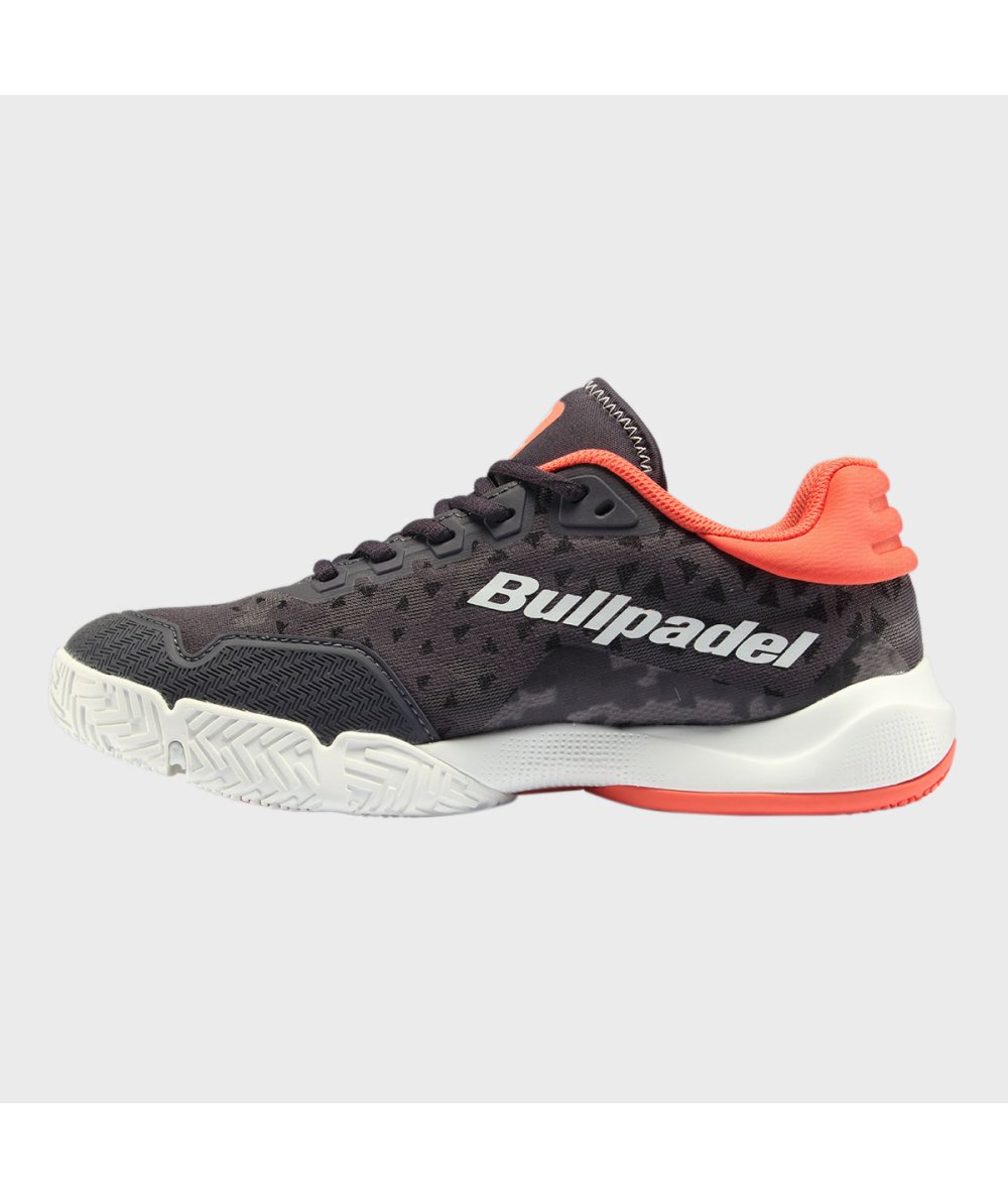 Bullpadel ZAPATILLA BULLPADEL FLOW 24I GRIS Y NARANJA Liquidación