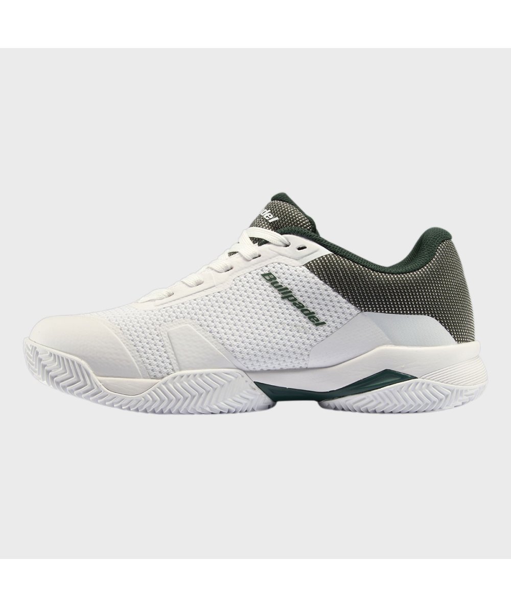 Bullpadel ZAPATILLA BULLPADEL PERFORMANCE GRIP 24I BLANCO Y VERDE COMPRAR AHORA