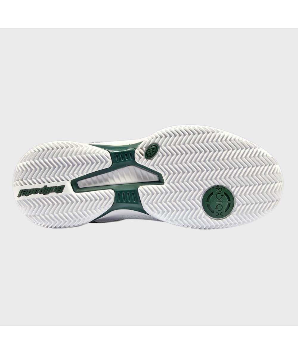 Bullpadel ZAPATILLA BULLPADEL PERFORMANCE GRIP 24I BLANCO Y VERDE COMPRAR AHORA
