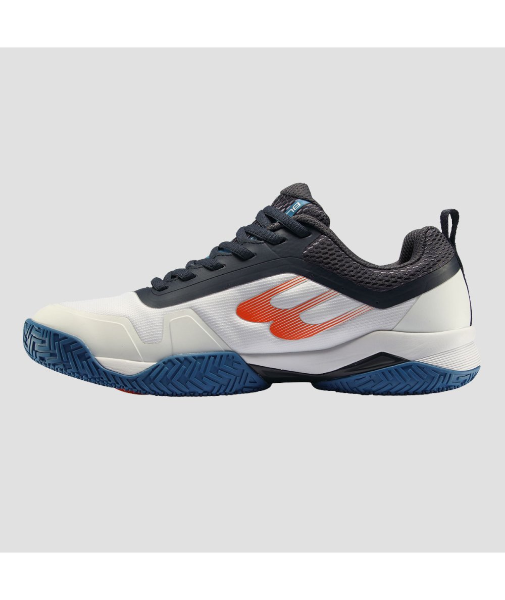 Bullpadel ZAPATILLA BULLPADEL PERFORMANCE HYBRID 24V BLANCO/AZUL MARINO Descuento