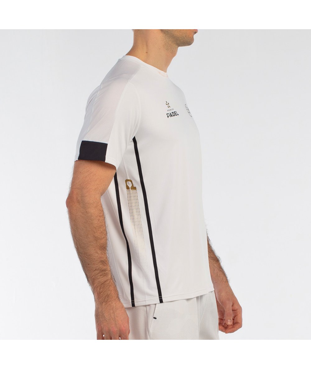 Bullpadel CAMISETA BULLPADEL BORNI BLANCO 2025