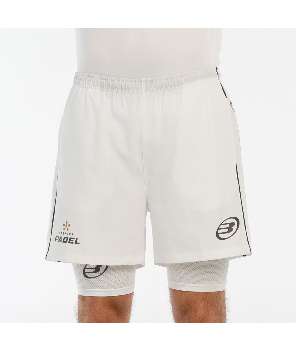 Bullpadel SHORT BULLPADEL BARDE BLANCO Rebajas de fábrica