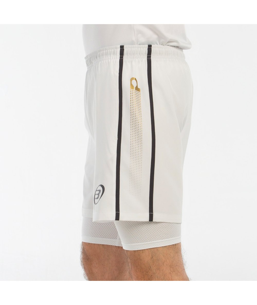Bullpadel SHORT BULLPADEL BARDE BLANCO Rebajas de fábrica