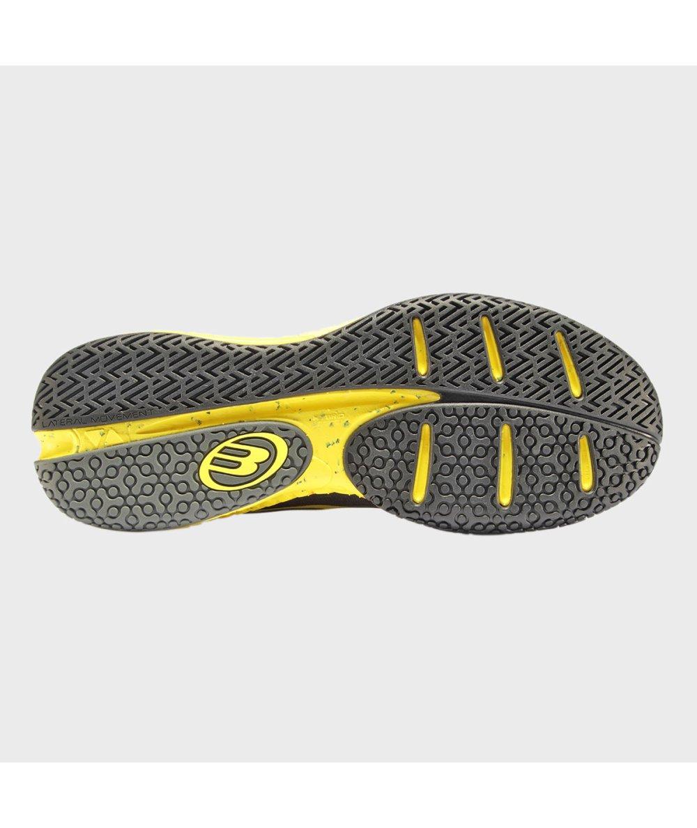 Bullpadel ZAPATILLA BULLPADEL IONIC 24I NEGRO Y AMARILLO Precio de fábrica