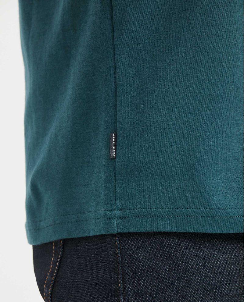Chevignon Camiseta Básica Slim Fit Cuello Redondo en Algodón Doble Punto para Hombre Liquidación