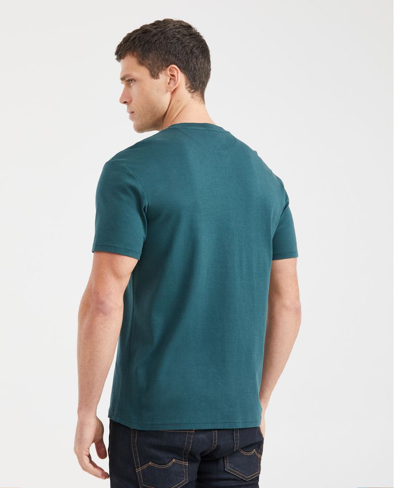 Chevignon Camiseta Básica Slim Fit Cuello Redondo en Algodón Doble Punto para Hombre Liquidación