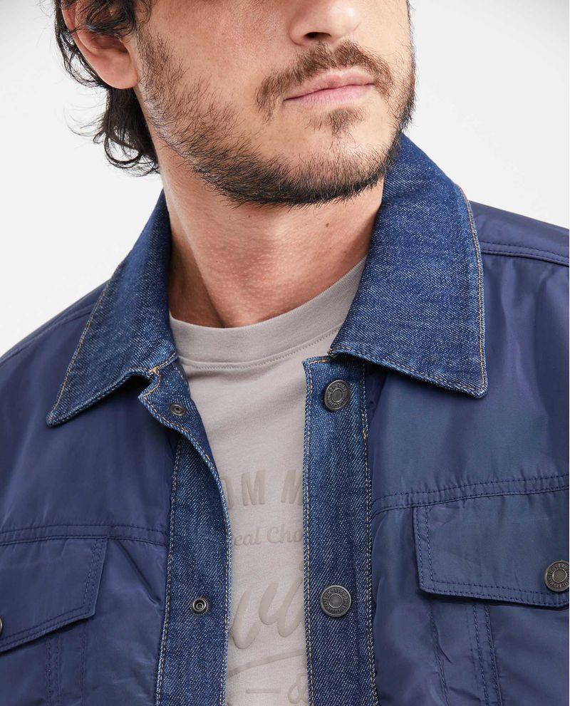 Chevignon Chaqueta Doble Faz en Denim Azul Ultra Oscuro para Hombre Limitado a 3 días
