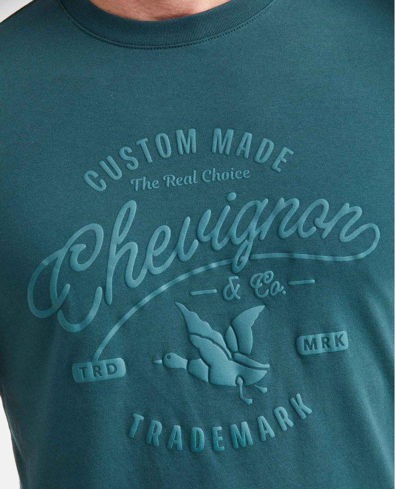 Chevignon Camiseta Slim Fit Estampada Cuello Redondo para Hombre Ahorra y exporta