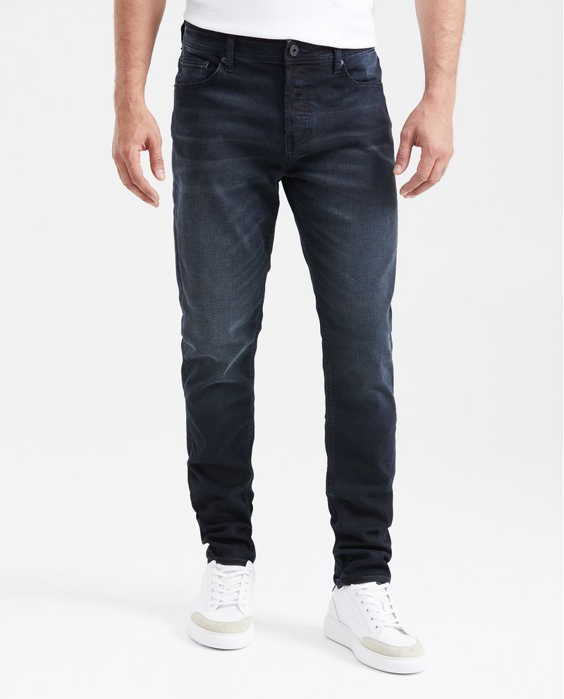 Chevignon Jean Súper Slim Fit Tiro Bajo Bota Super Slim Azul Ultra Oscuro para Hombre