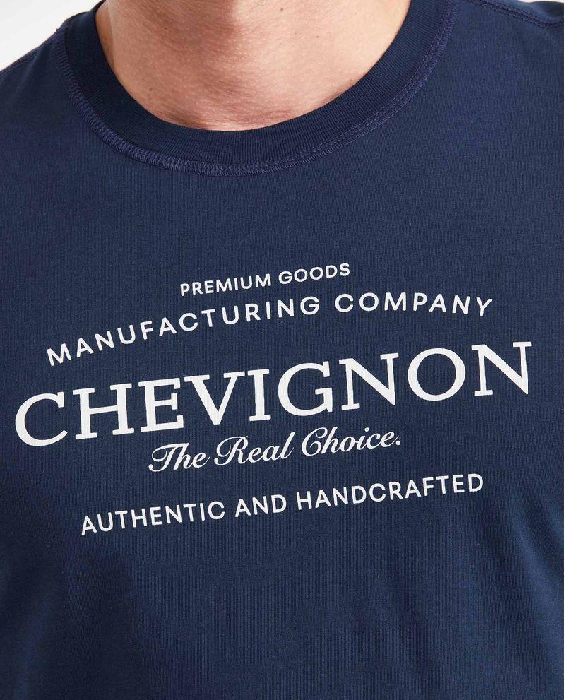 Chevignon Camiseta Classic Fit Estampada Cuello Redondo para Hombre Ofertas de temporada