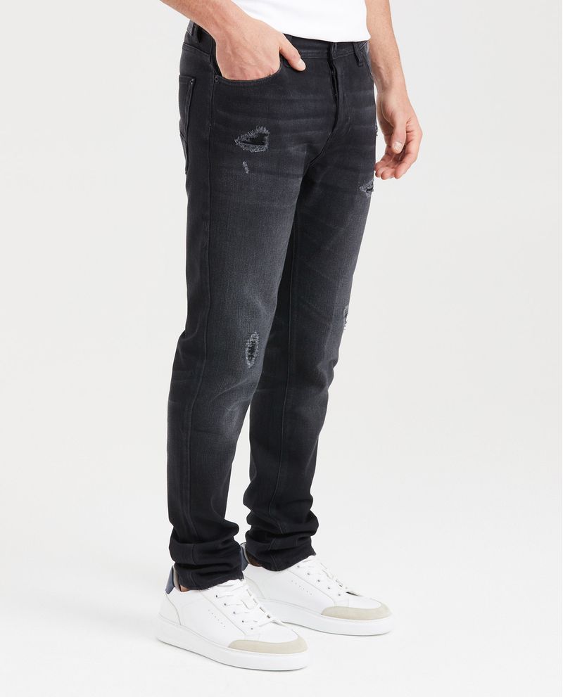 Chevignon Jean Súper Slim Fit Tiro Bajo Bota Super Slim Negro para Hombre Mejor oferta