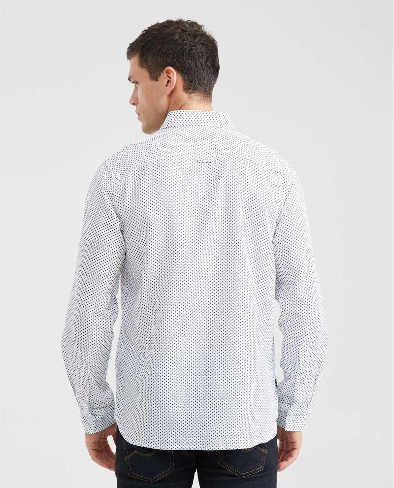 Chevignon Camisa Classic Fit Manga Larga con Estampado Mini Print para Hombre Rebajas top