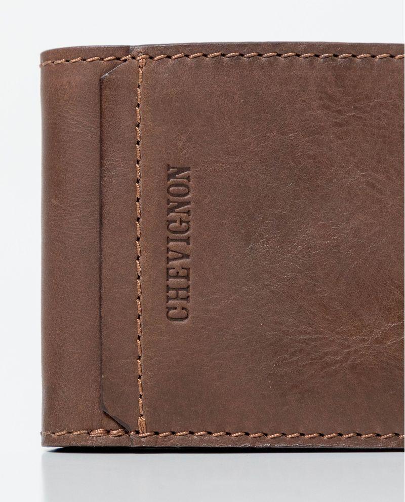 Chevignon Billetera en Cuero Formato Horizontal Dos Alas con Portadocumentos No Extraíble para Hombre Envío gratis