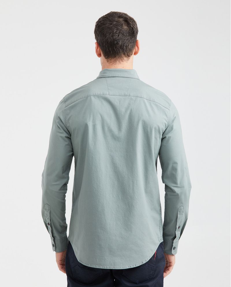 Chevignon Camisa Slim Fit Manga Larga con Bolsillo para Hombre Últimos 2 días