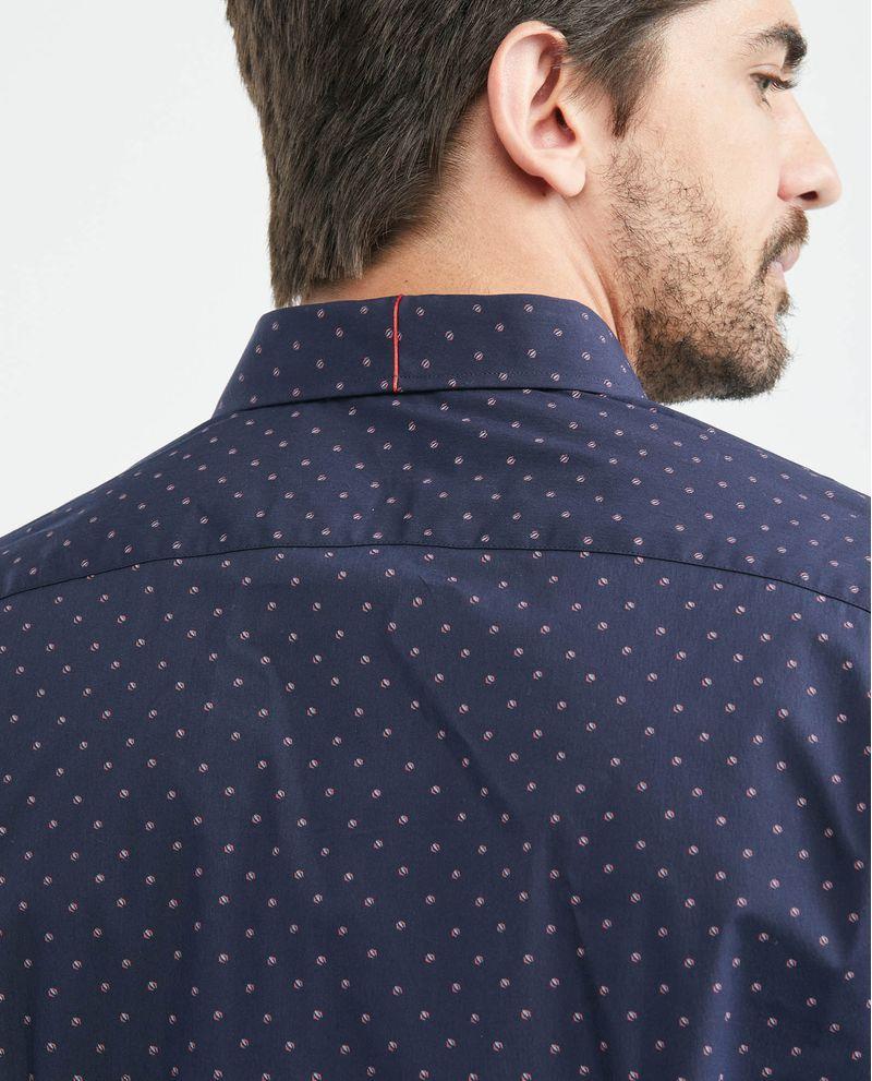Chevignon Camisa Premium de Hombre Slim Fit Manga Larga - Mini Print Coolmax Oferta especial de fábrica