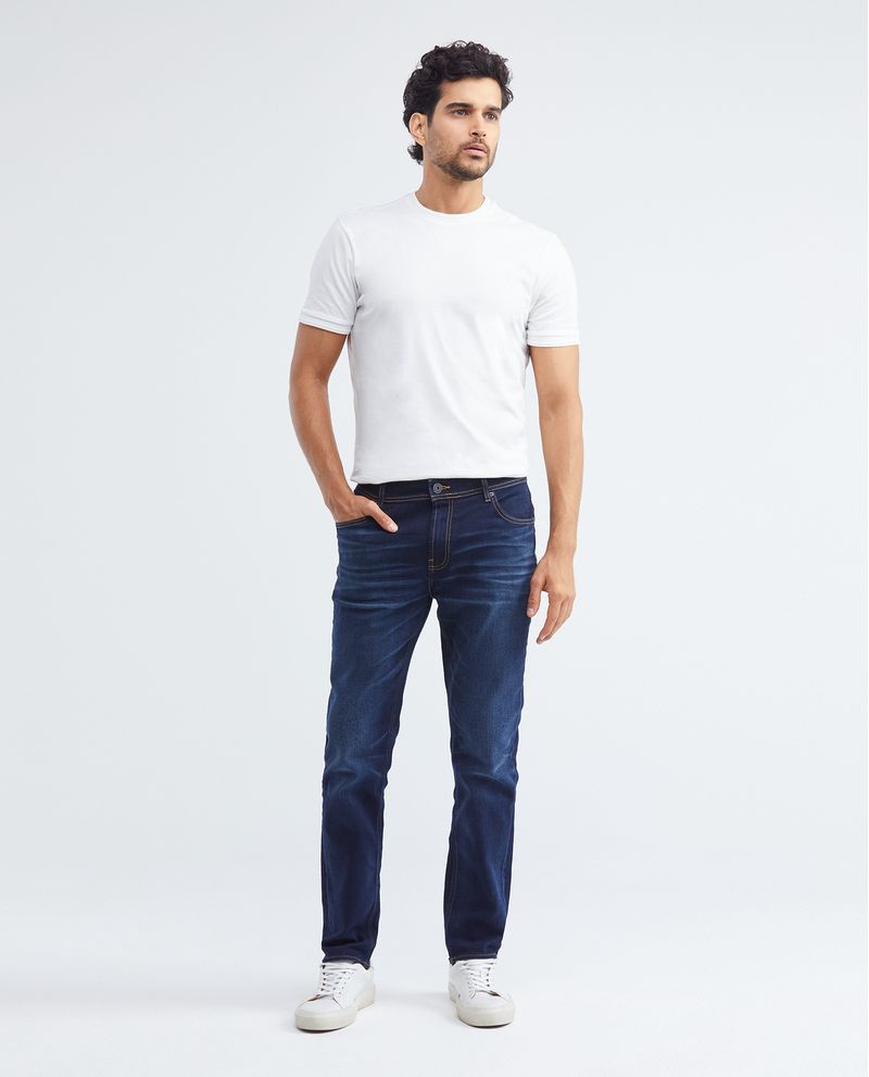 Chevignon Jean de Hombre Straight Fit Morrison Bota Slim - Azul Oscuro Promoción trimestral