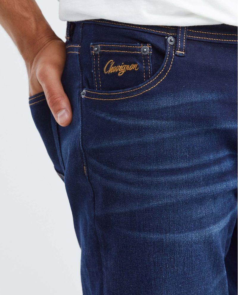 Chevignon Jean de Hombre Straight Fit Morrison Bota Slim - Azul Oscuro Promoción trimestral