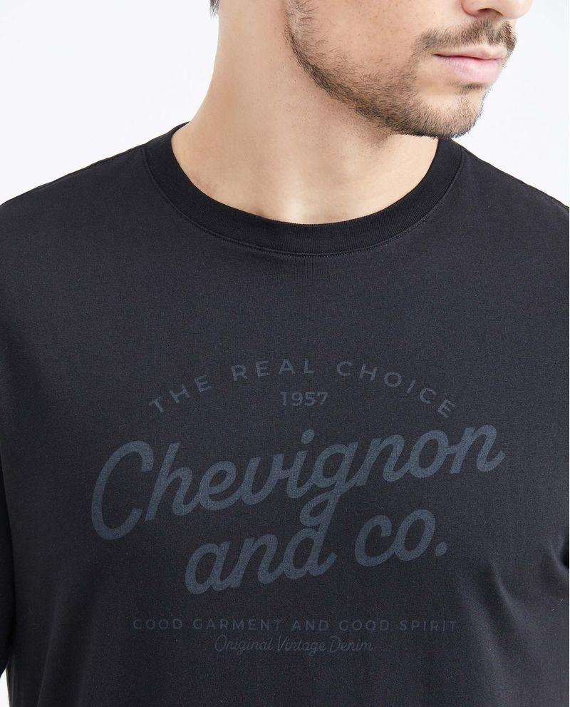 Chevignon Camiseta Classic Fit Estampada Cuello Redondopara Hombre Limitado a 3 días