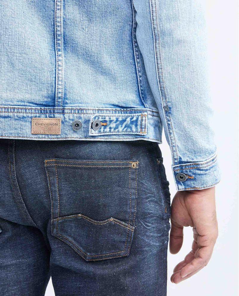 Chevignon Chaqueta en Denim Azul Claro con rotos para Hombre Ahorra y exporta