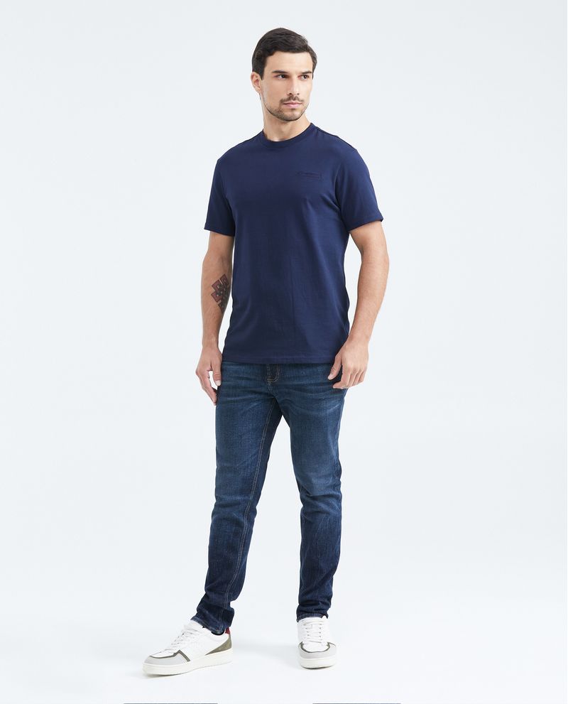 Chevignon Camiseta Slim Fit con Bordado Cuello Redondo para Hombre Precios de Black Friday