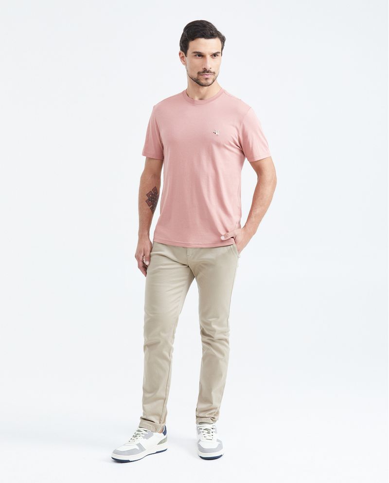 Chevignon Camiseta Básica Slim Fit Cuello Redondo en Algodón Pima para Hombre Última moda