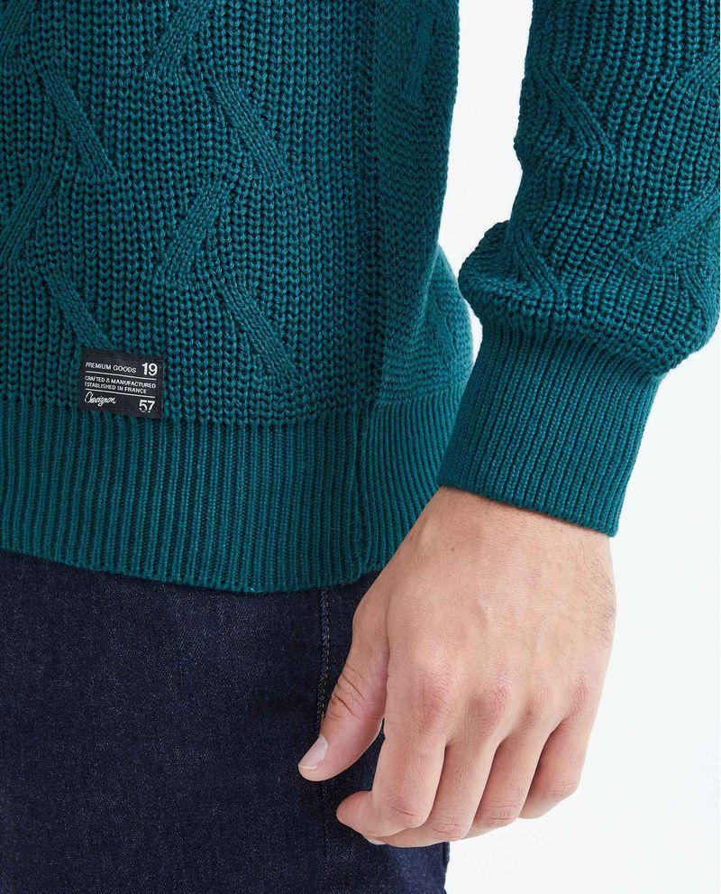Chevignon Suéter Tejido con Cuello Redondo Grueso para Hombre Descuento por venta flash
