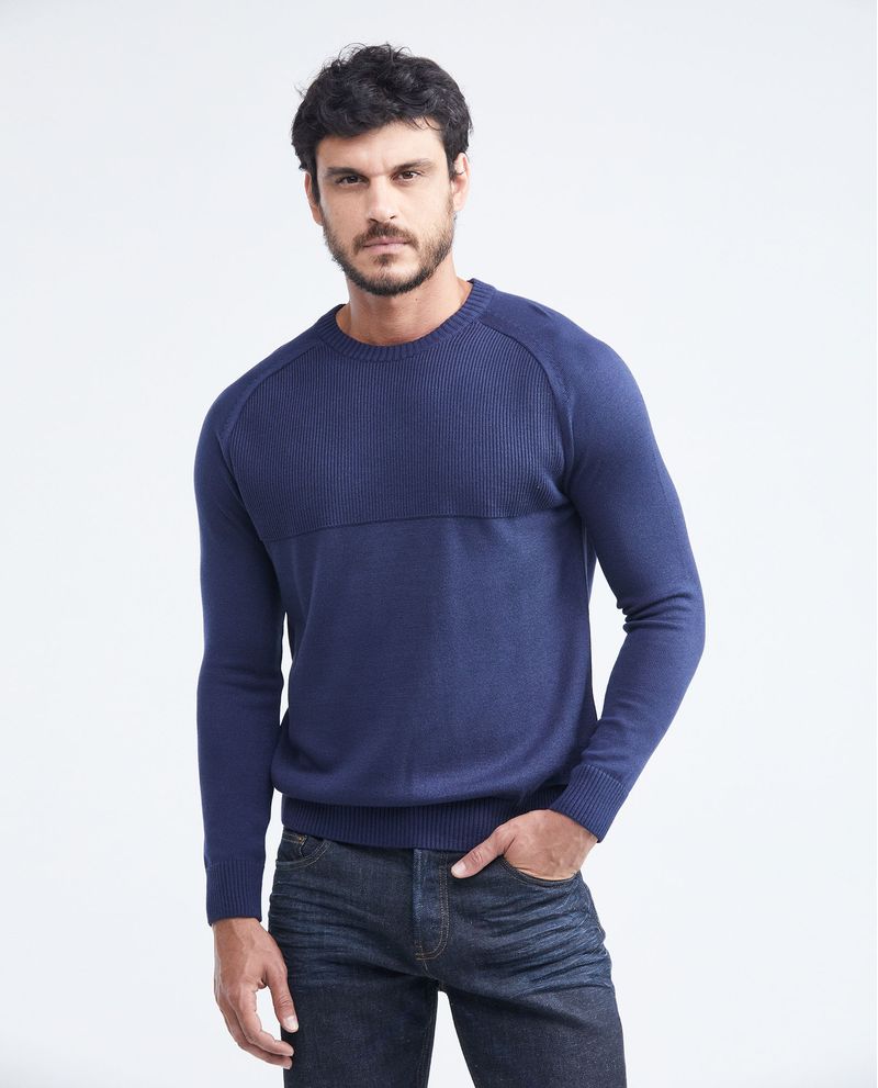 Chevignon Suéter Tejido con Cuello Redondo para Hombre