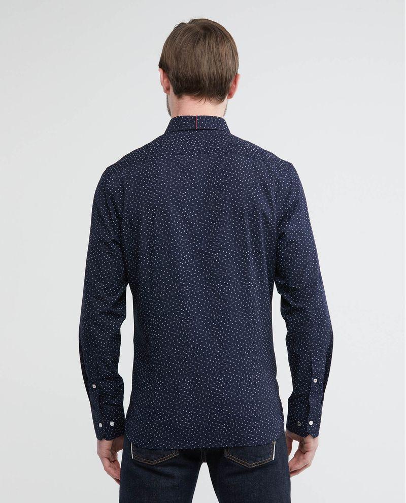 Chevignon Camisa Premium de Hombre Slim Fit Manga Larga - Mini Print Fibras Bambú Rebajas de fábrica