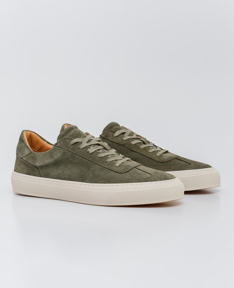 Chevignon Tenis de Hombre en Cuero Gamuzado Caña Baja Horma Básica Estilizada Mejor oferta