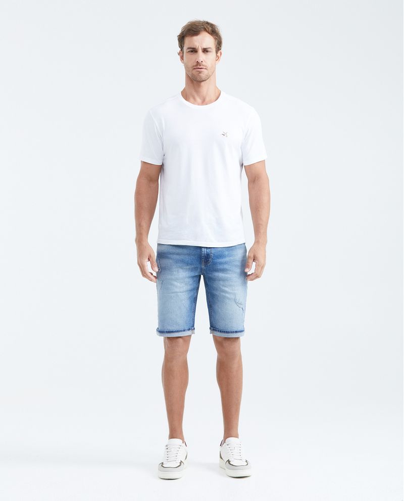 Chevignon Bermuda en Denim Straight Fit Azul Oscuro para Hombre ÚLTIMAS EDICIONES