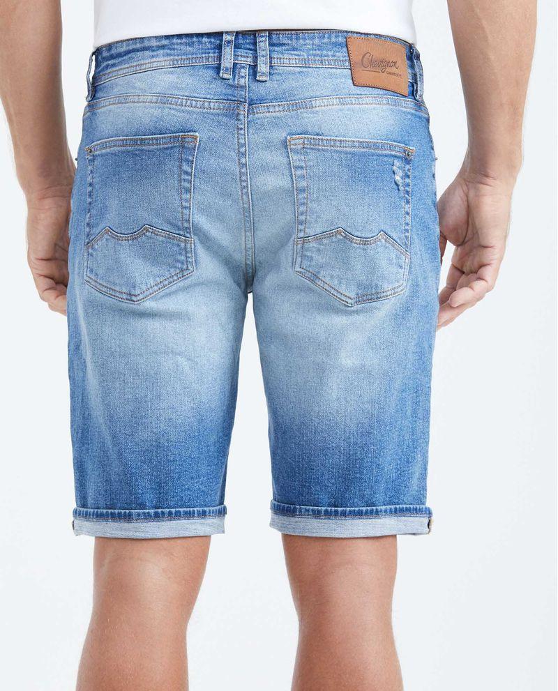 Chevignon Bermuda en Denim Straight Fit Azul Oscuro para Hombre ÚLTIMAS EDICIONES