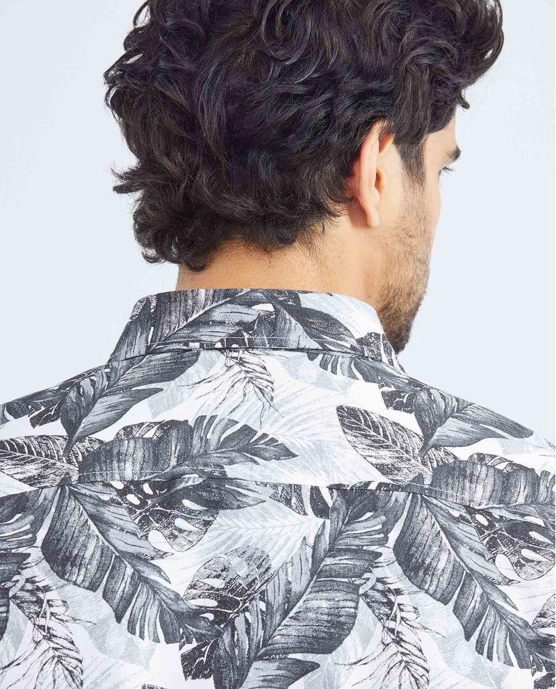 Chevignon Camisa Resort de Hombre Classic Fit Manga Corta - Maxi Print Palmeras Último día