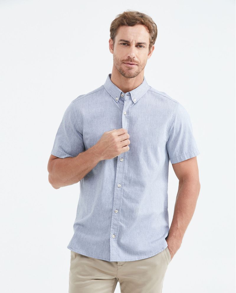 Chevignon Camisa Slim Fit Manga Corta para Hombre