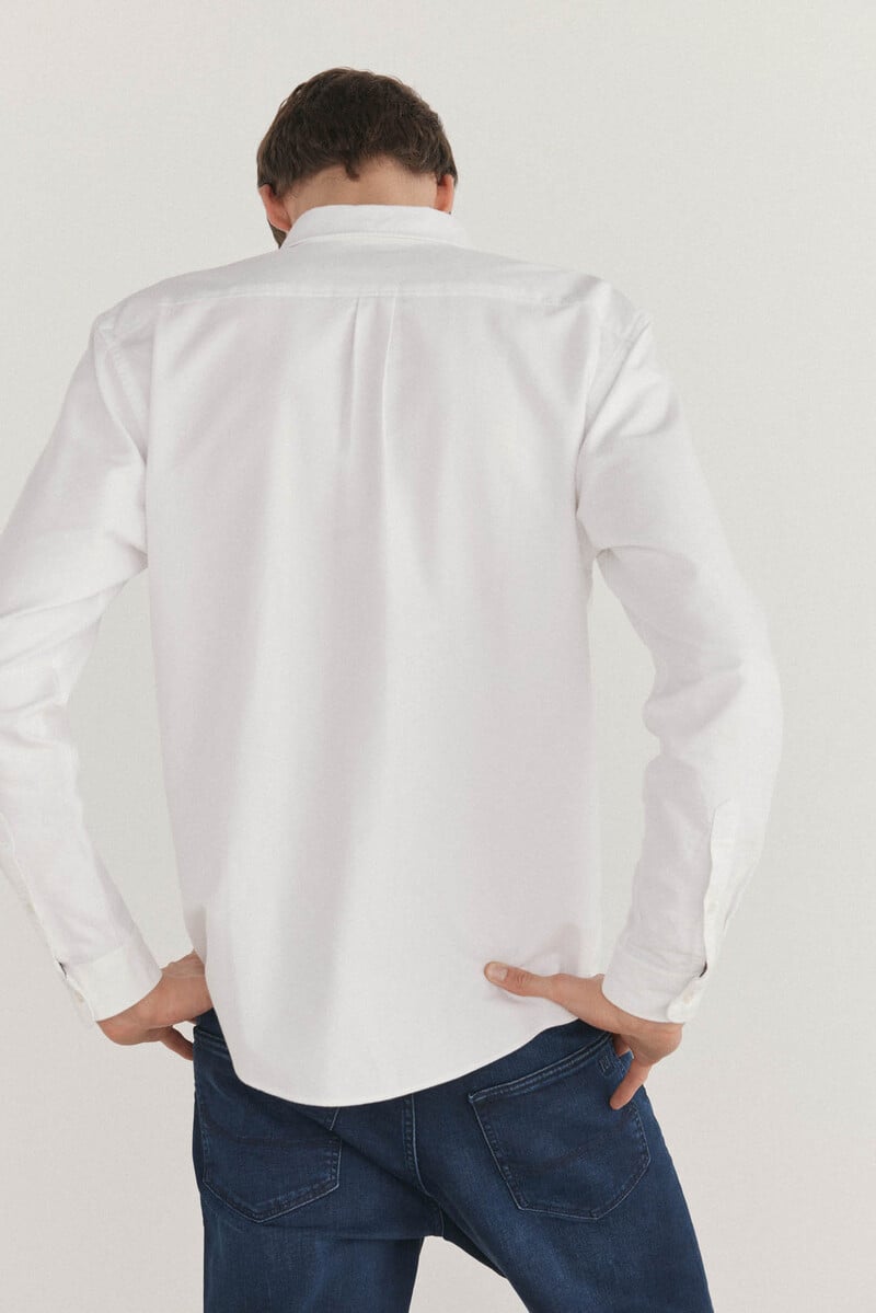Cortefiel Camisa iconic oxford liso Gran oferta