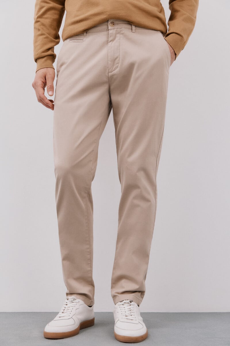 Cortefiel Pantalón chino slim fit Ventas relámpago